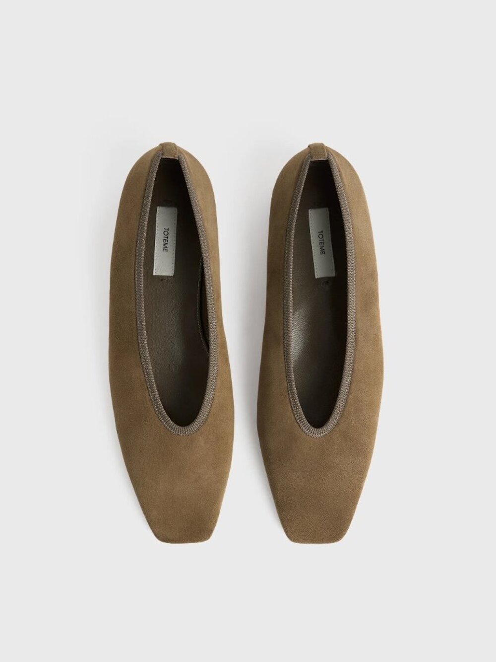 Toteme Minimalist Suede Ballerinas Hazel EU 38 / US 8 - Picture 3 of 7